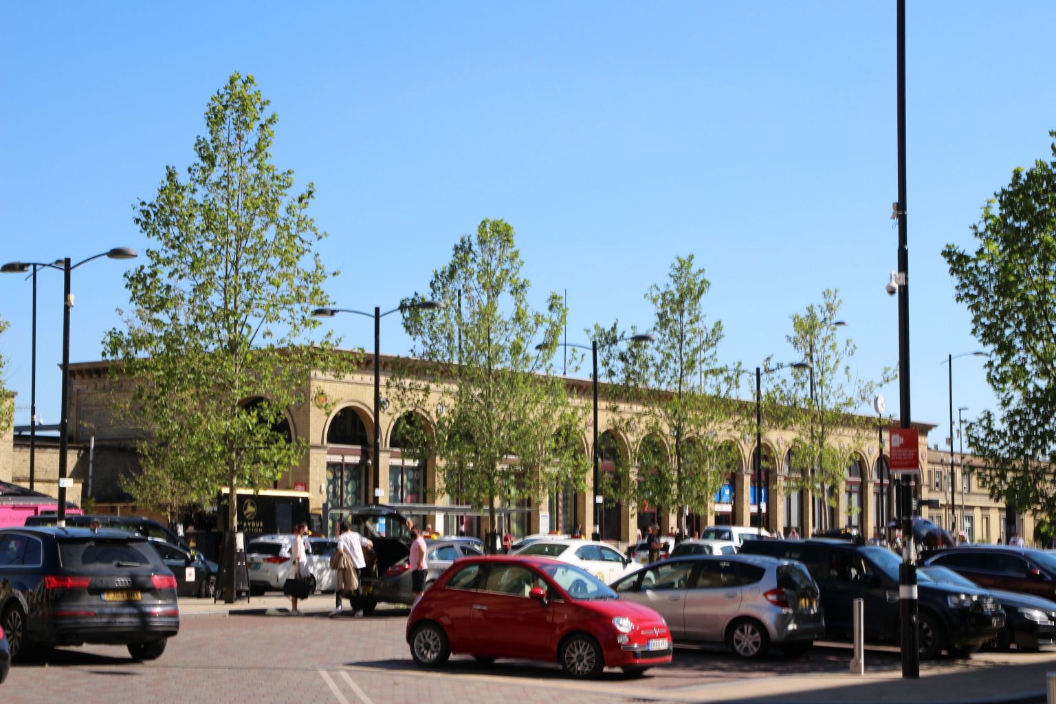 Cambridge Station frontage (left)