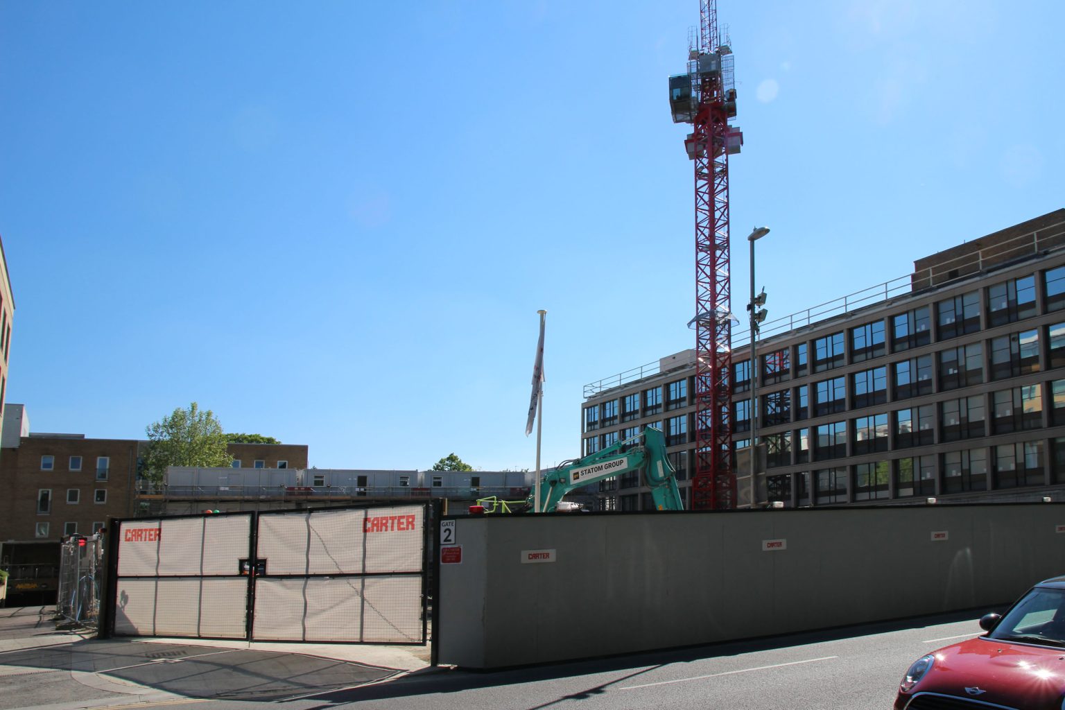 Demolition site, Station Road