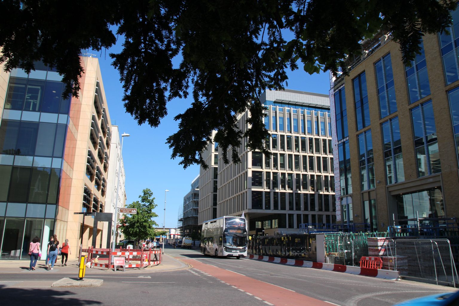 Station Road approach to Cambridge Station
