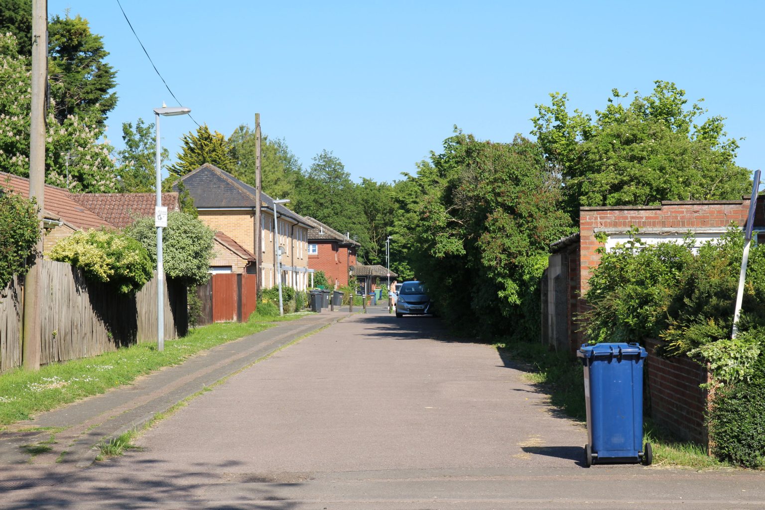 View towards Budleigh close from Perne Road