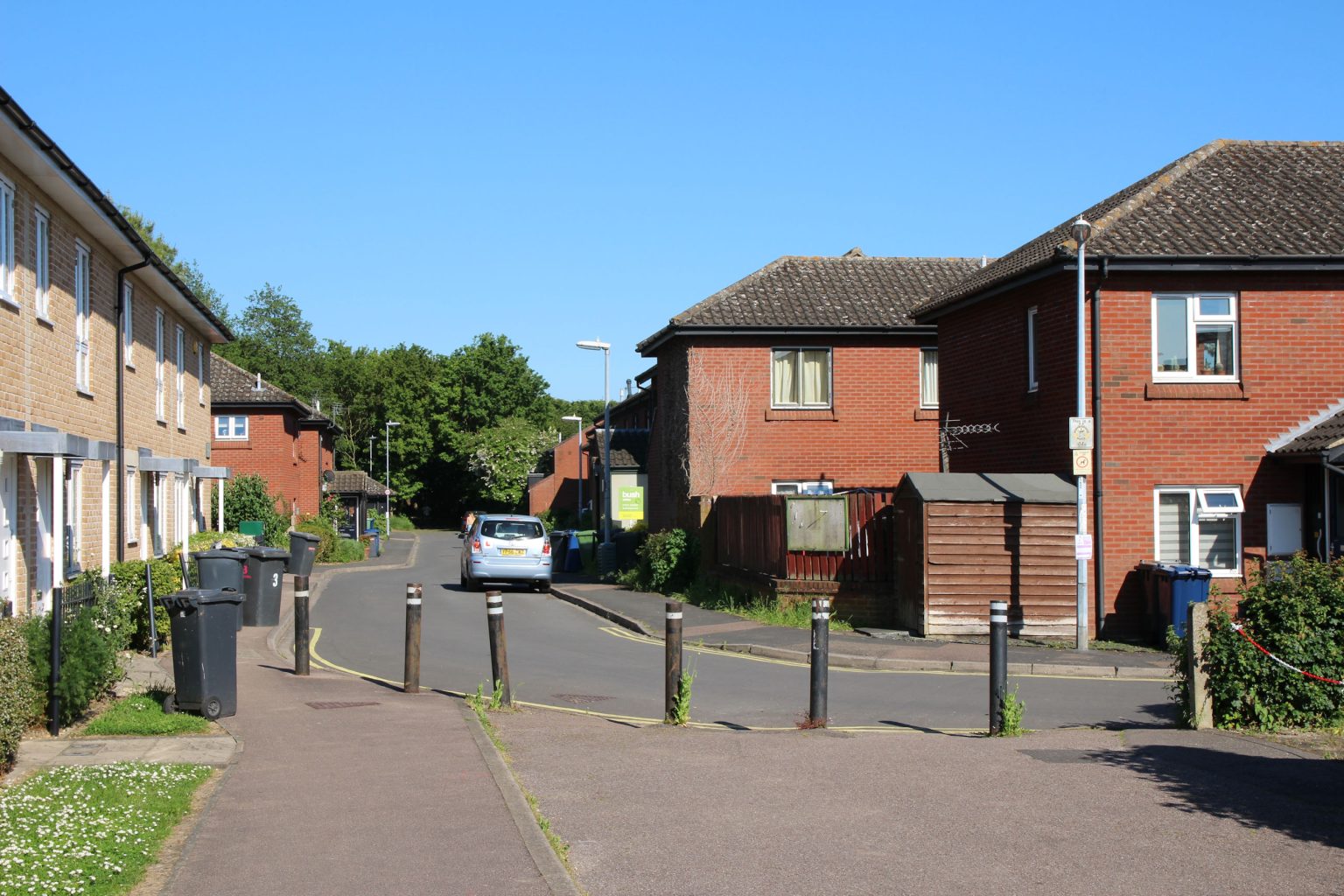 Budleigh Close looking east
