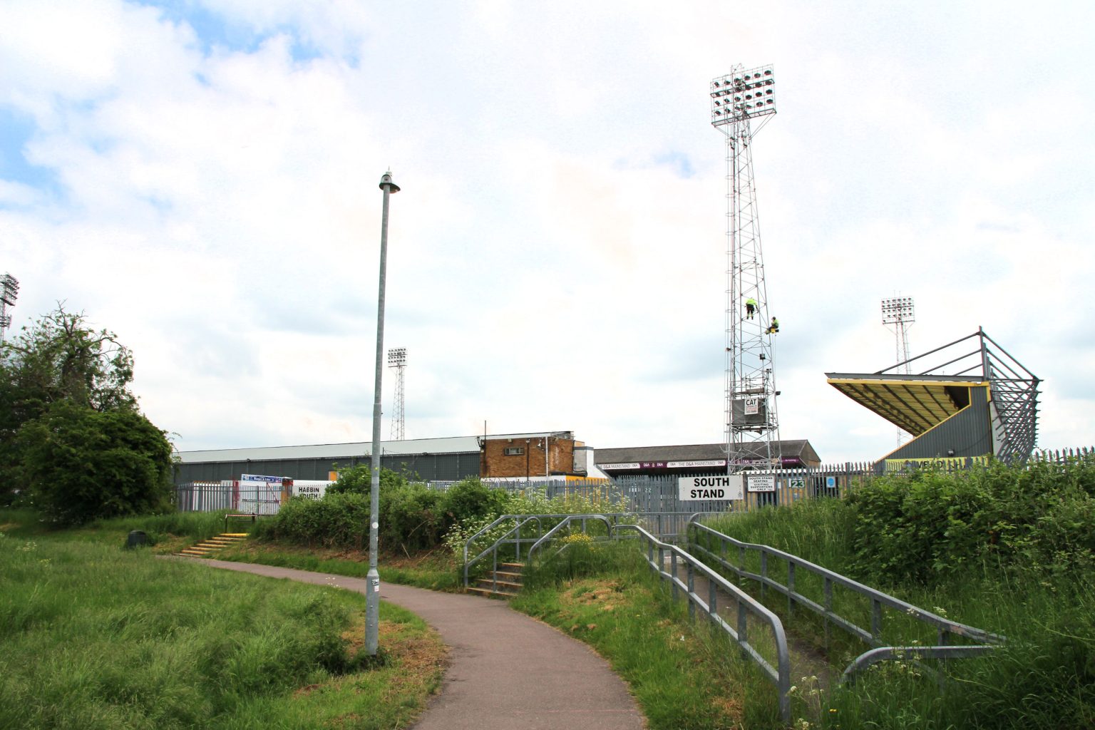 Abbey Stadium stand entrances