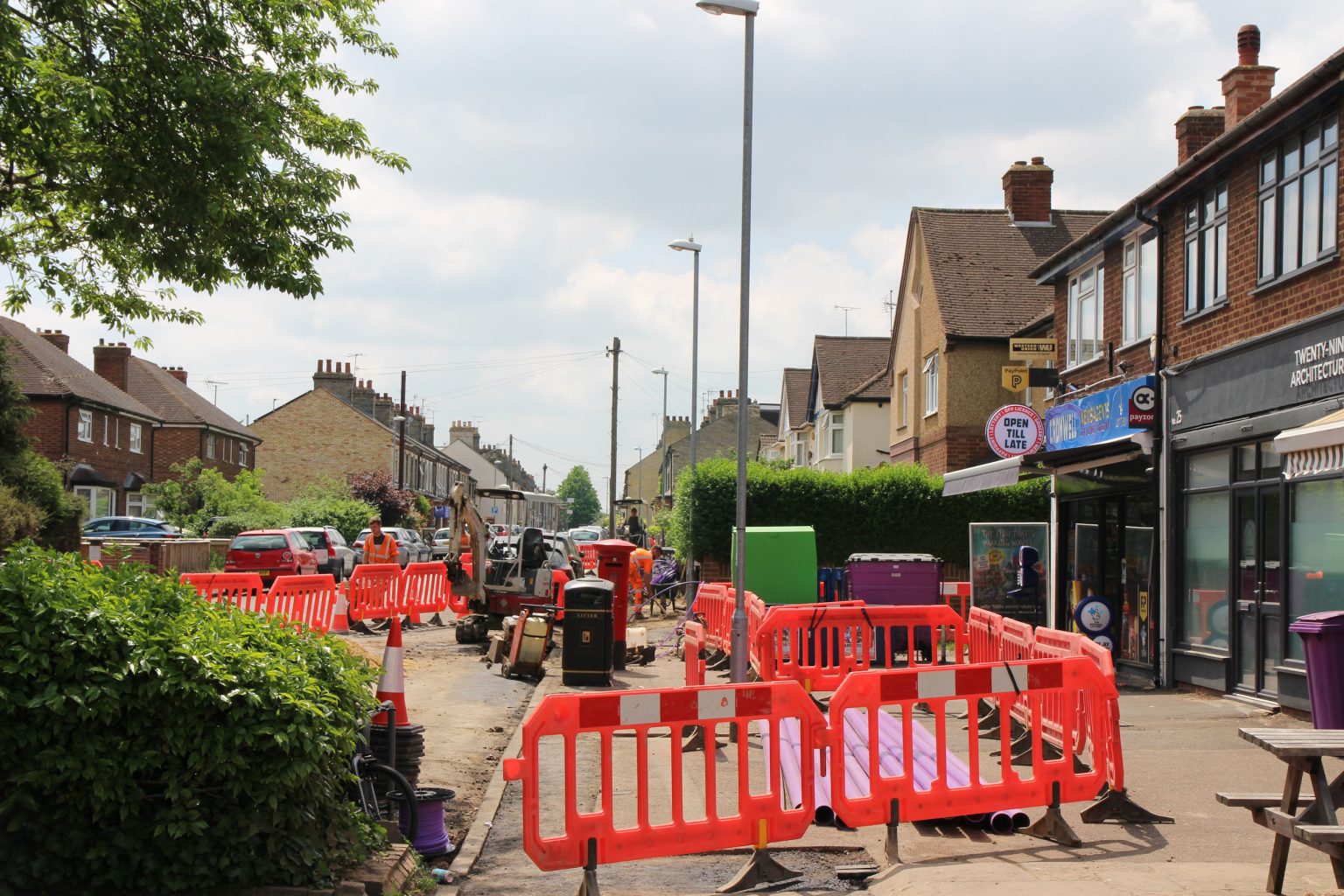 Cromwell Road roadworks