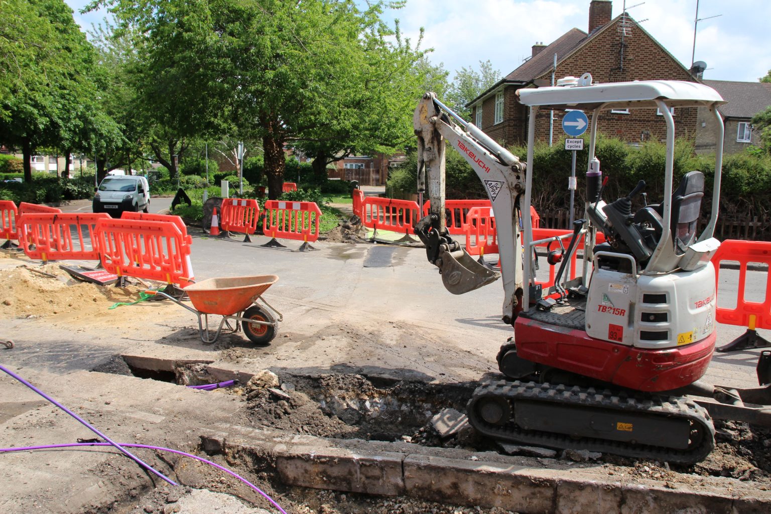 Cromwell Road roadworks