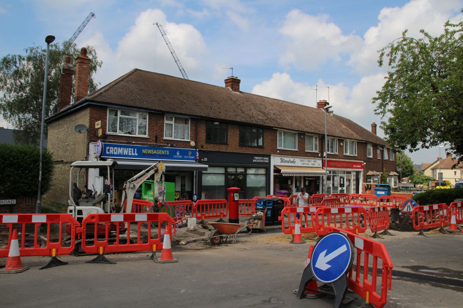 Cromwell Road roadworks