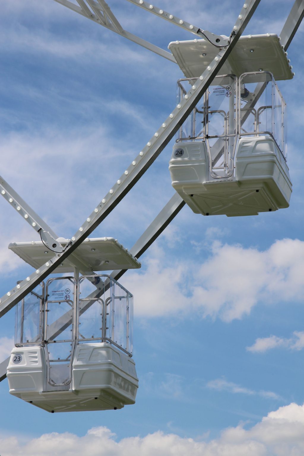 City View Wheel gondolas