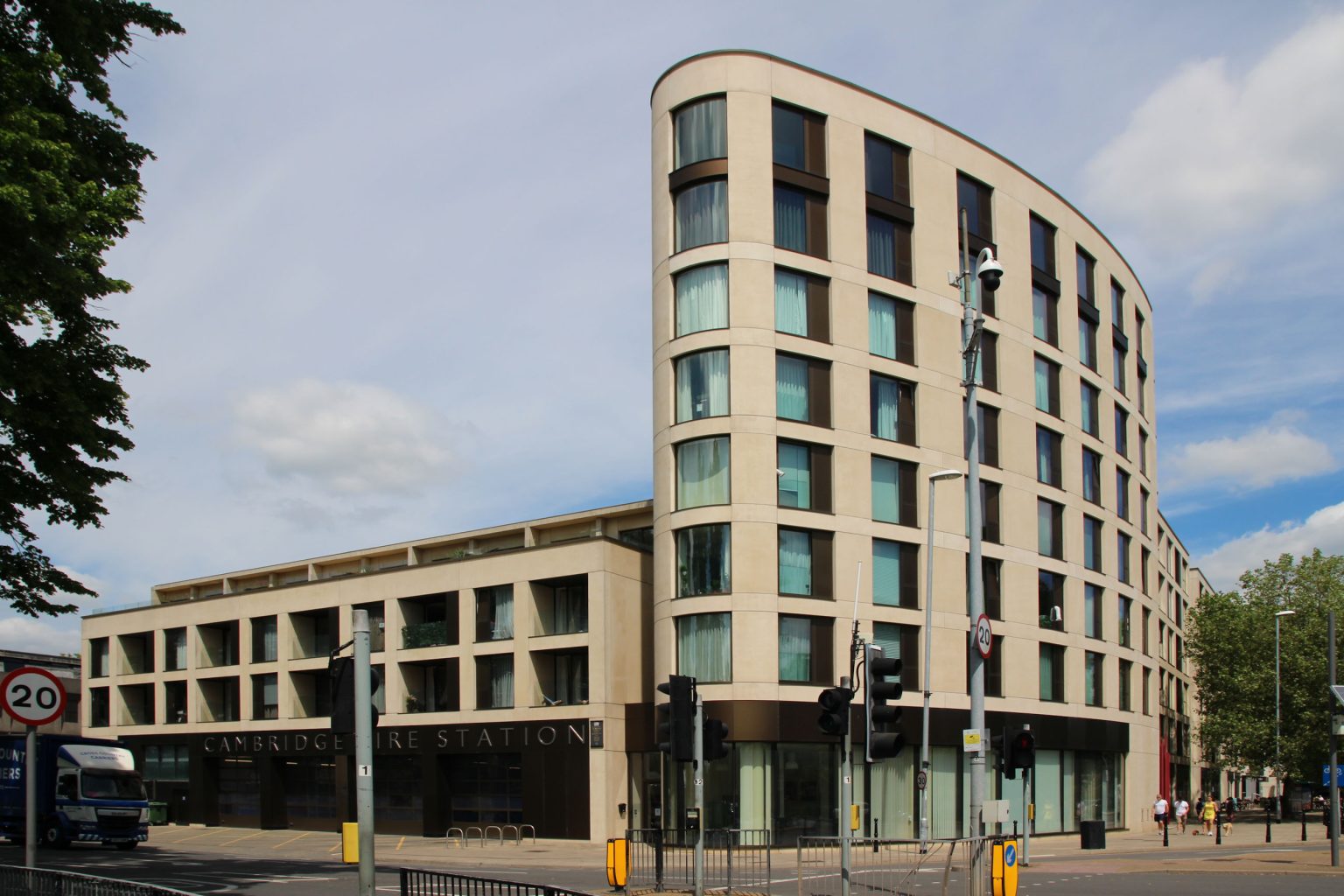 Parkside Fire Station and flats