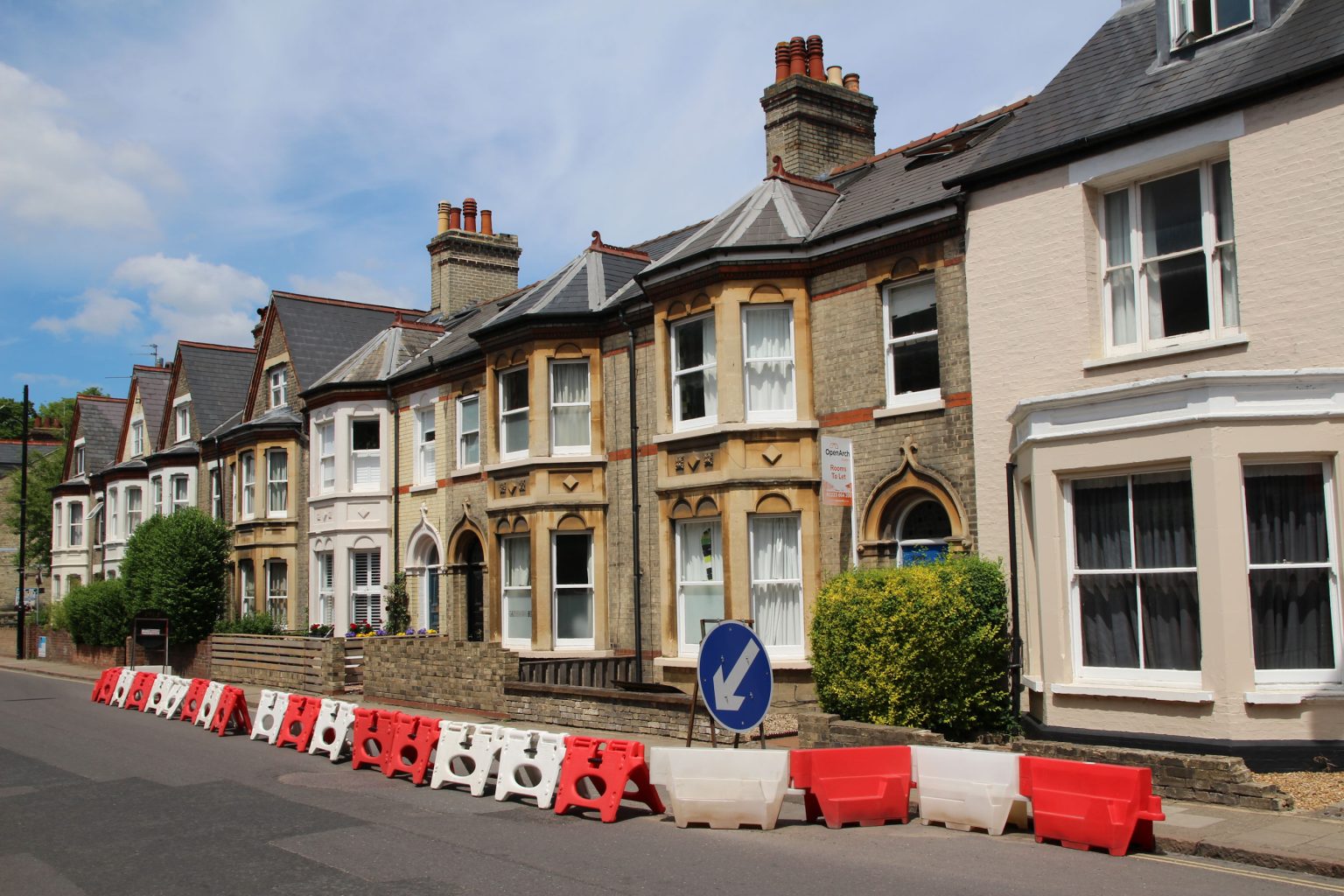 Houses at Petersfield end of Mill Road