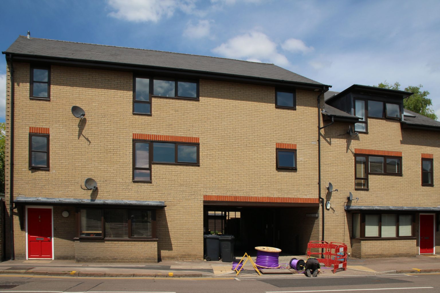 CityFibre network construction in Brookfields