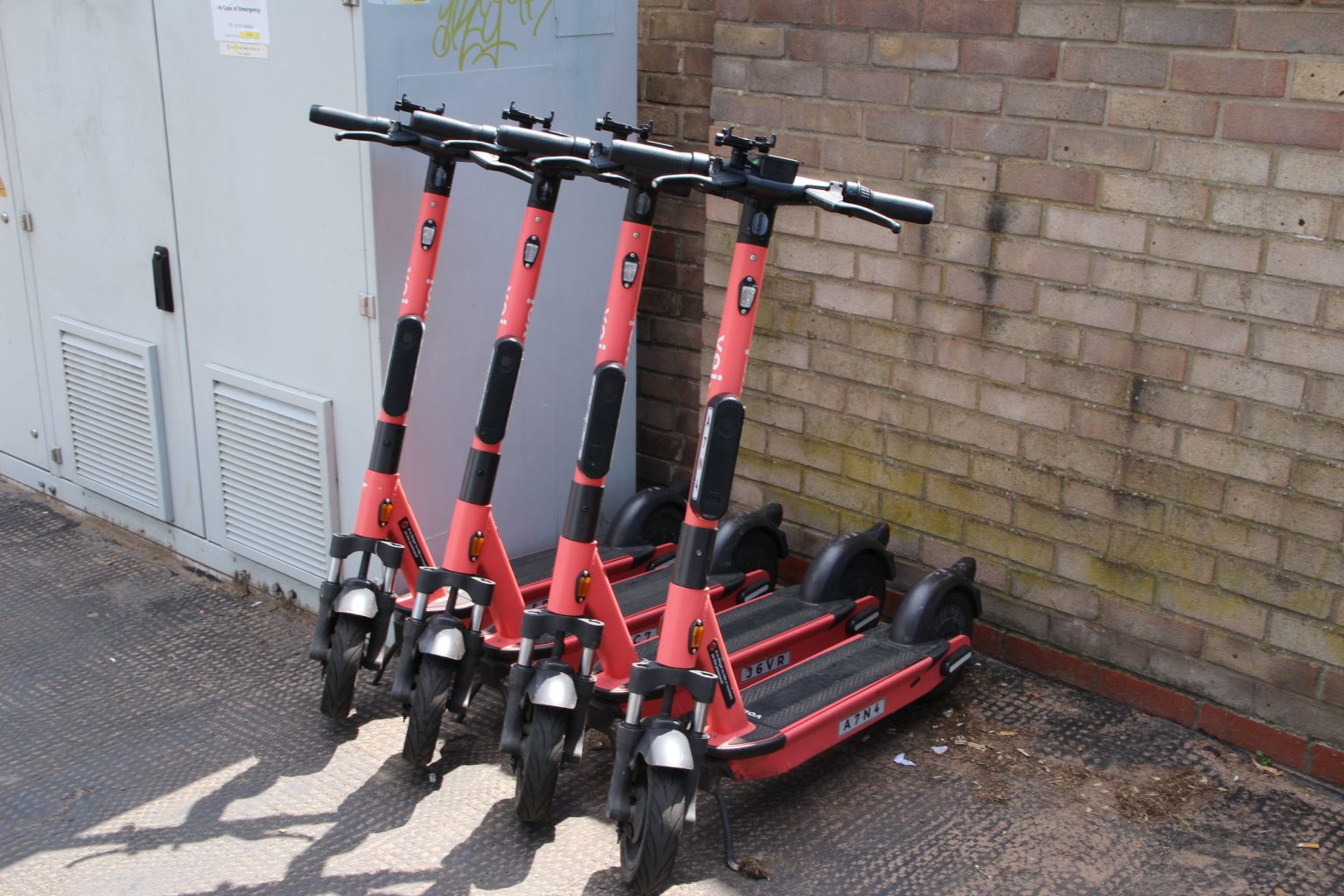 E-scooters on Brookfields