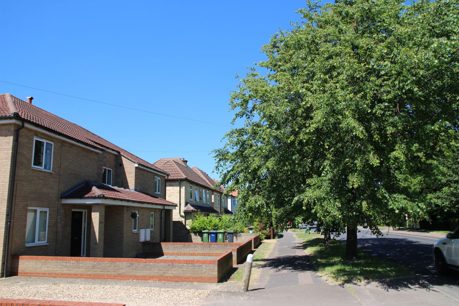 Wolsey Way from Coldham's Lane end