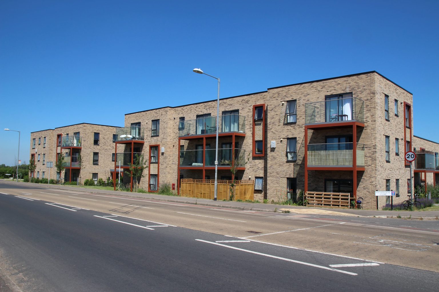 Modern flats on Coldham's Lane