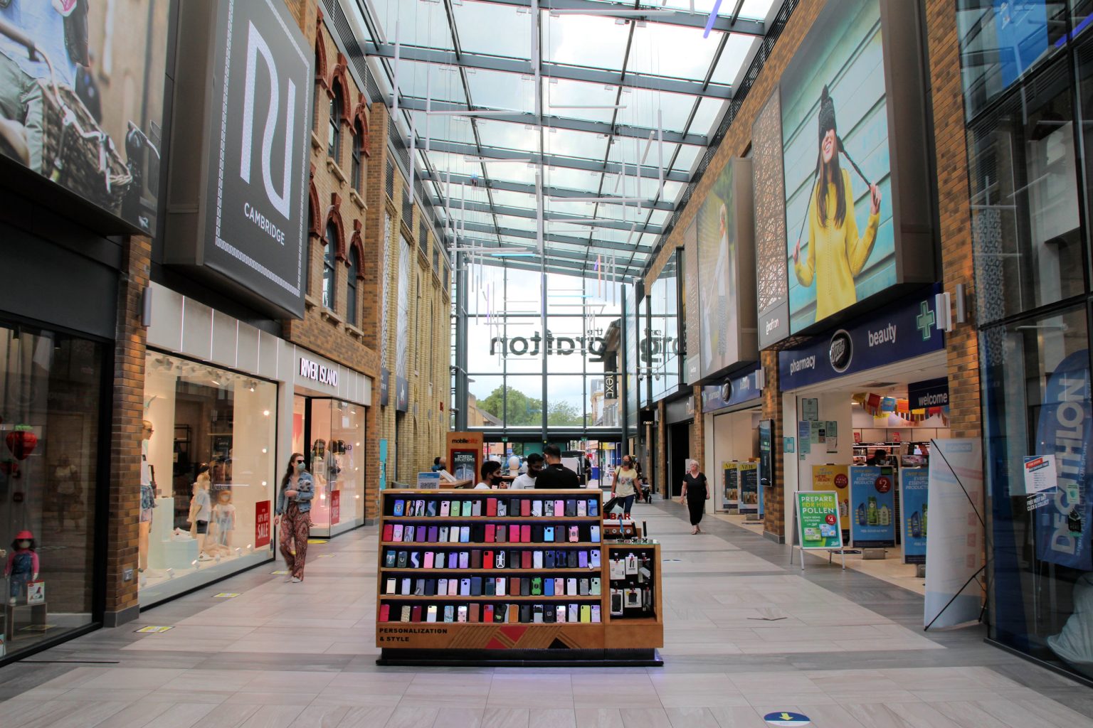 Grafton Centre interior view towards entrance
