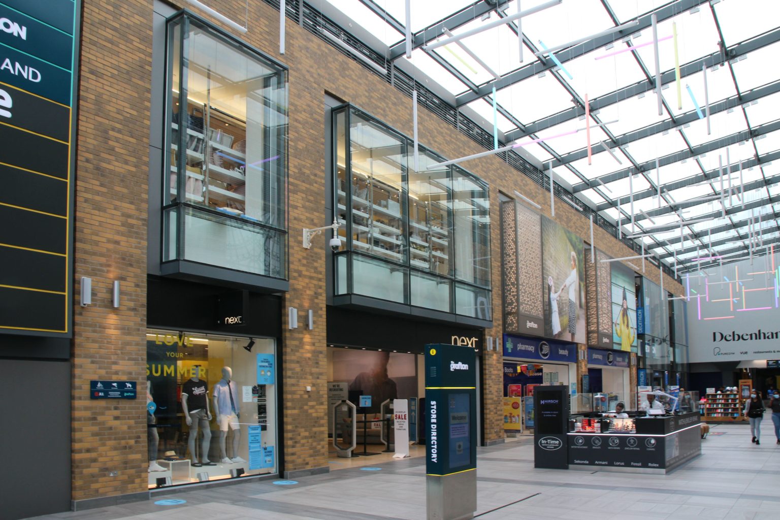 Grafton Centre inside entrance