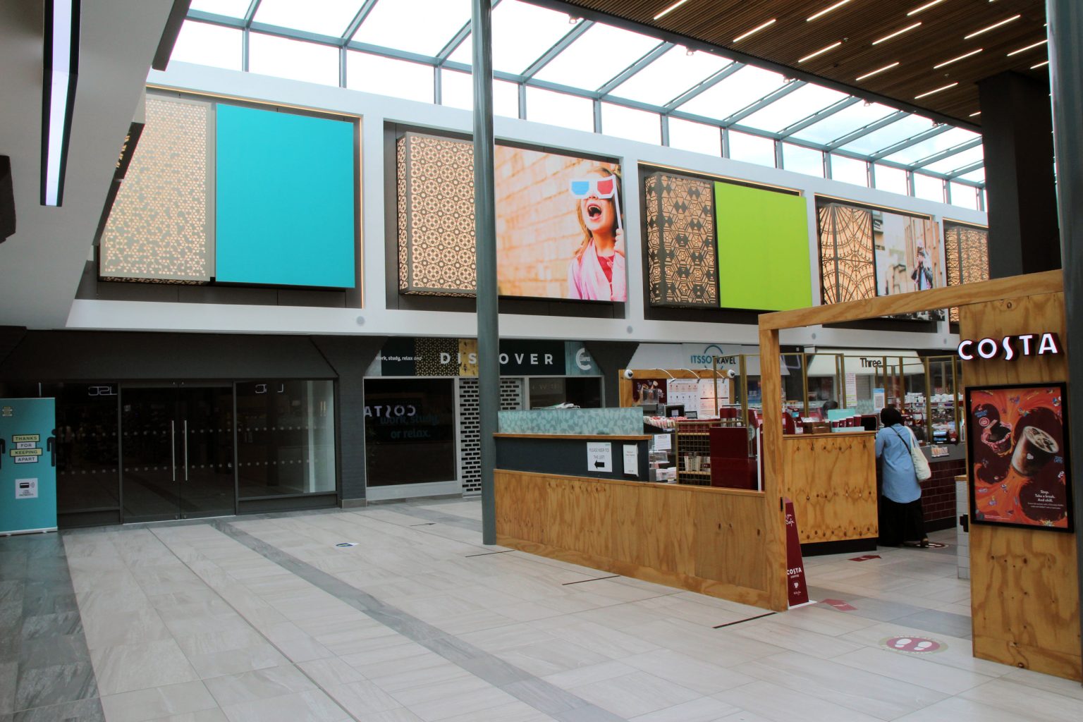 Grafton Centre advertising boards