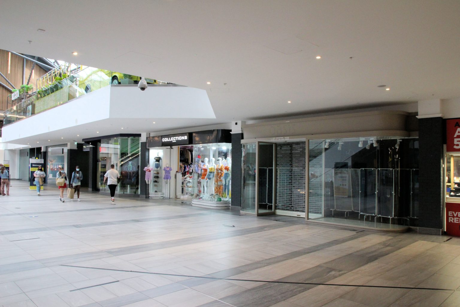 Grafton Centre rear atrium area