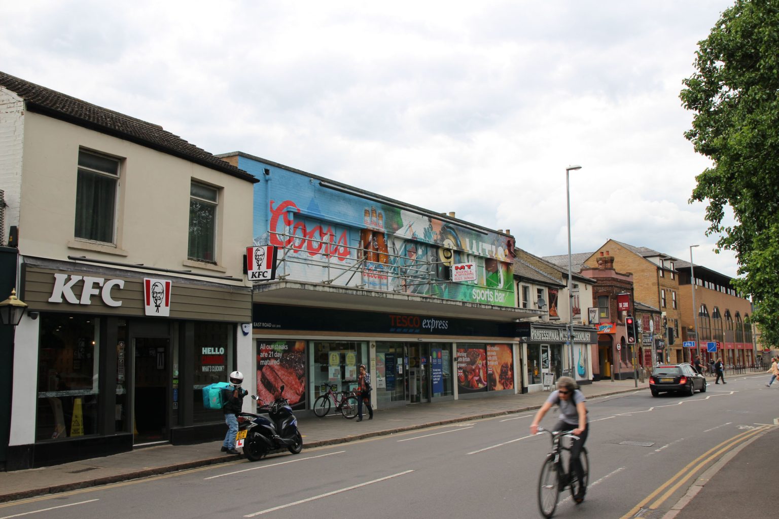 East Road shops