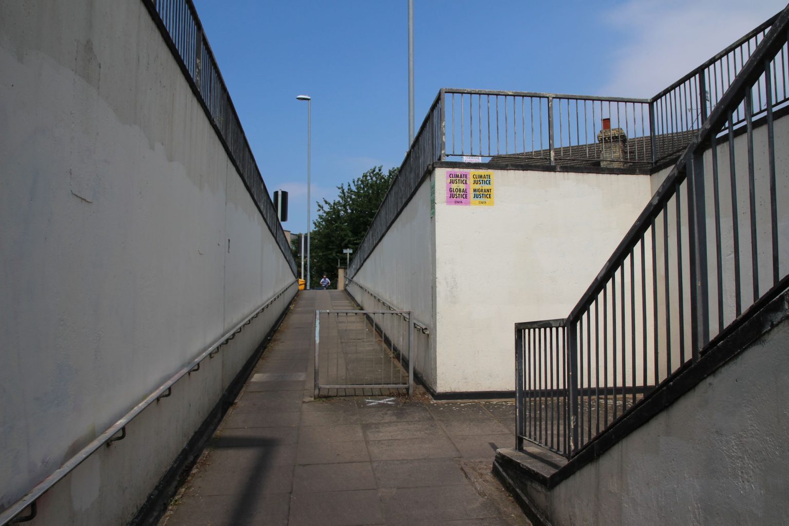 Northeast corner exit