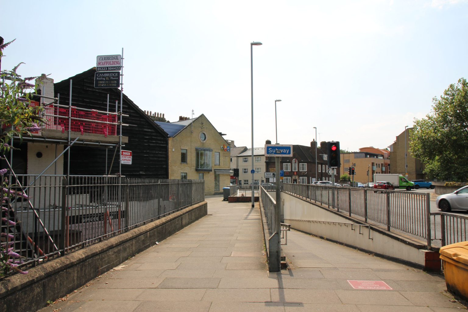 View towards Newmarket Road corner