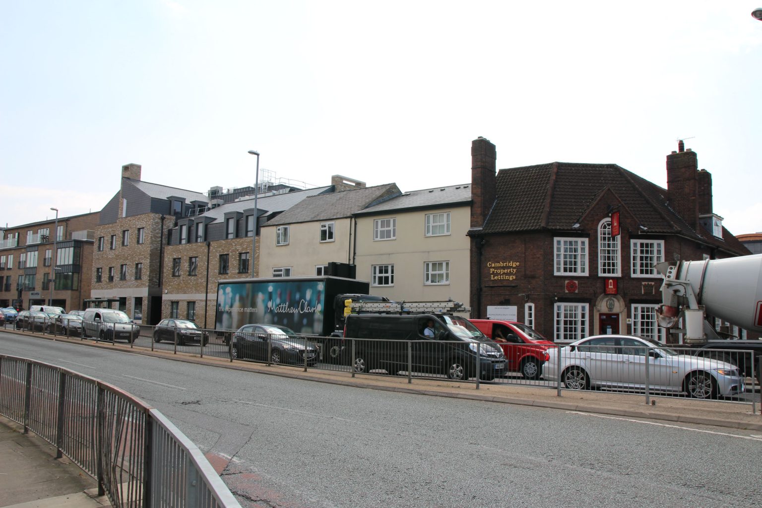 South side of Newmarket Road