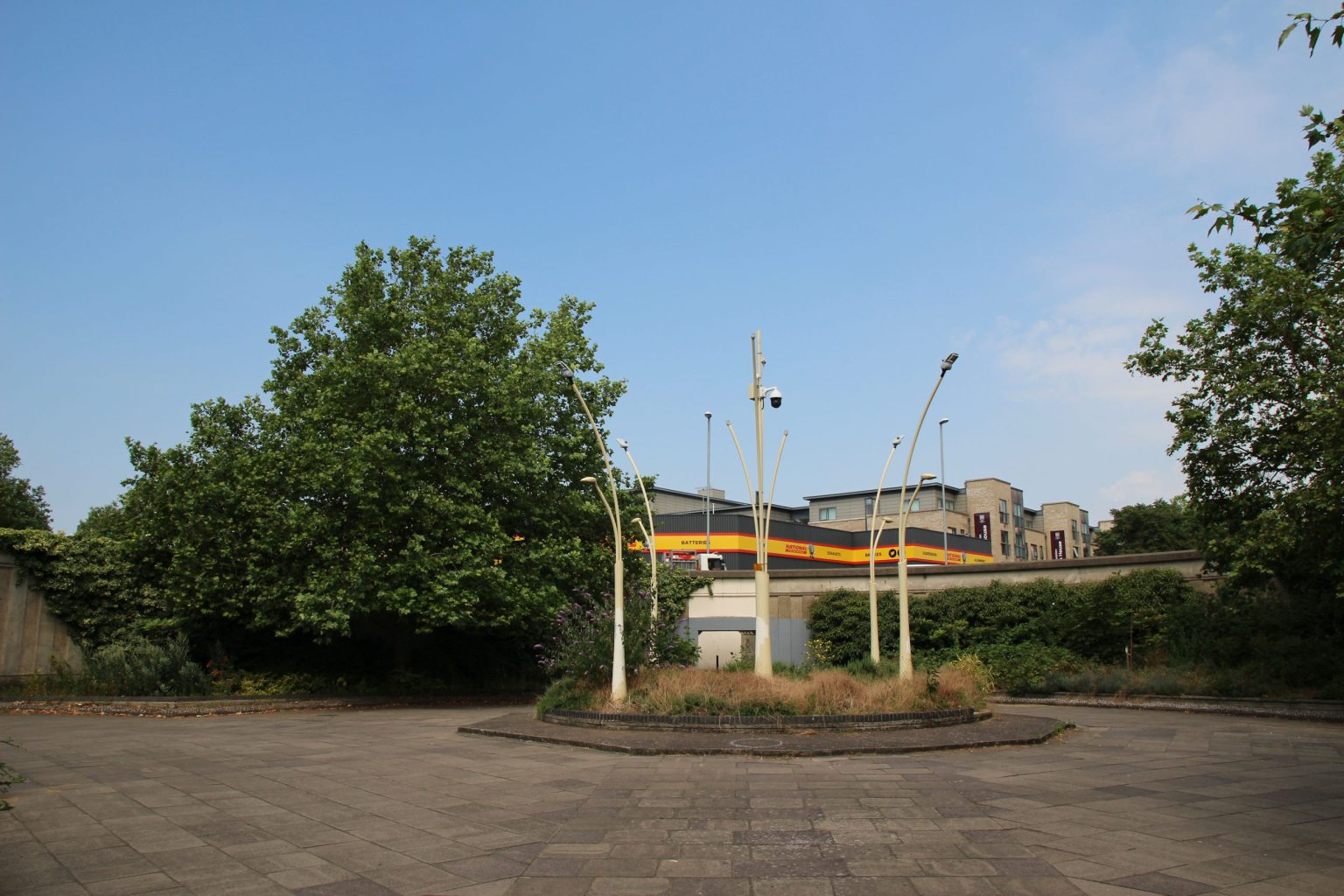 Central courtyard looking northwest