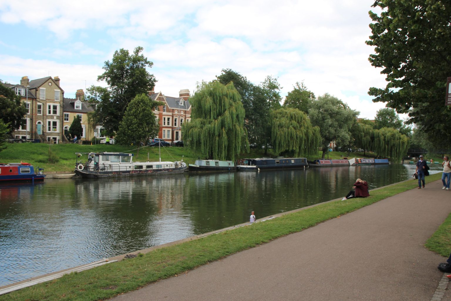 View across the Cam towards Chesterton Road
