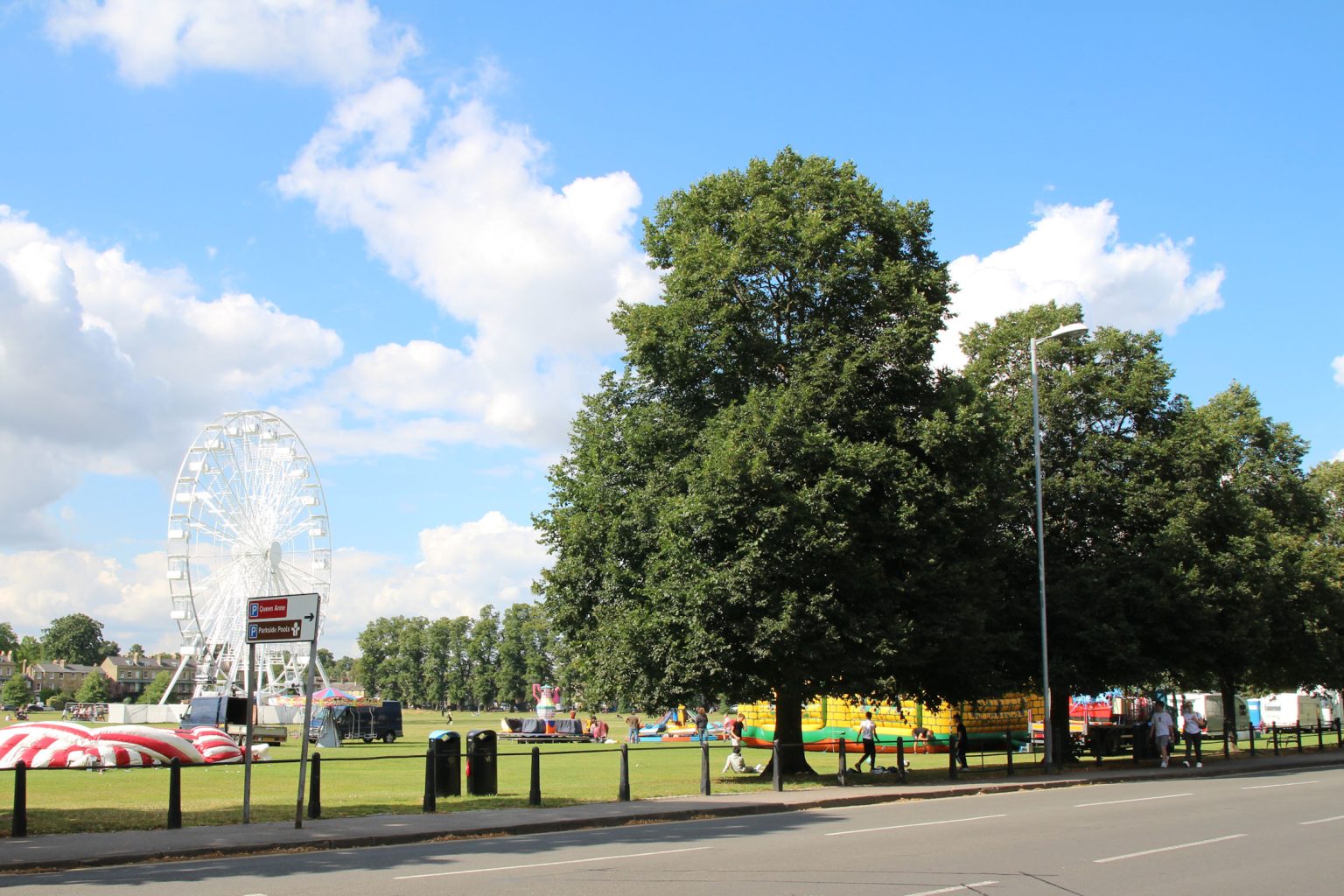 View of Parker's Piece from Gonville Place