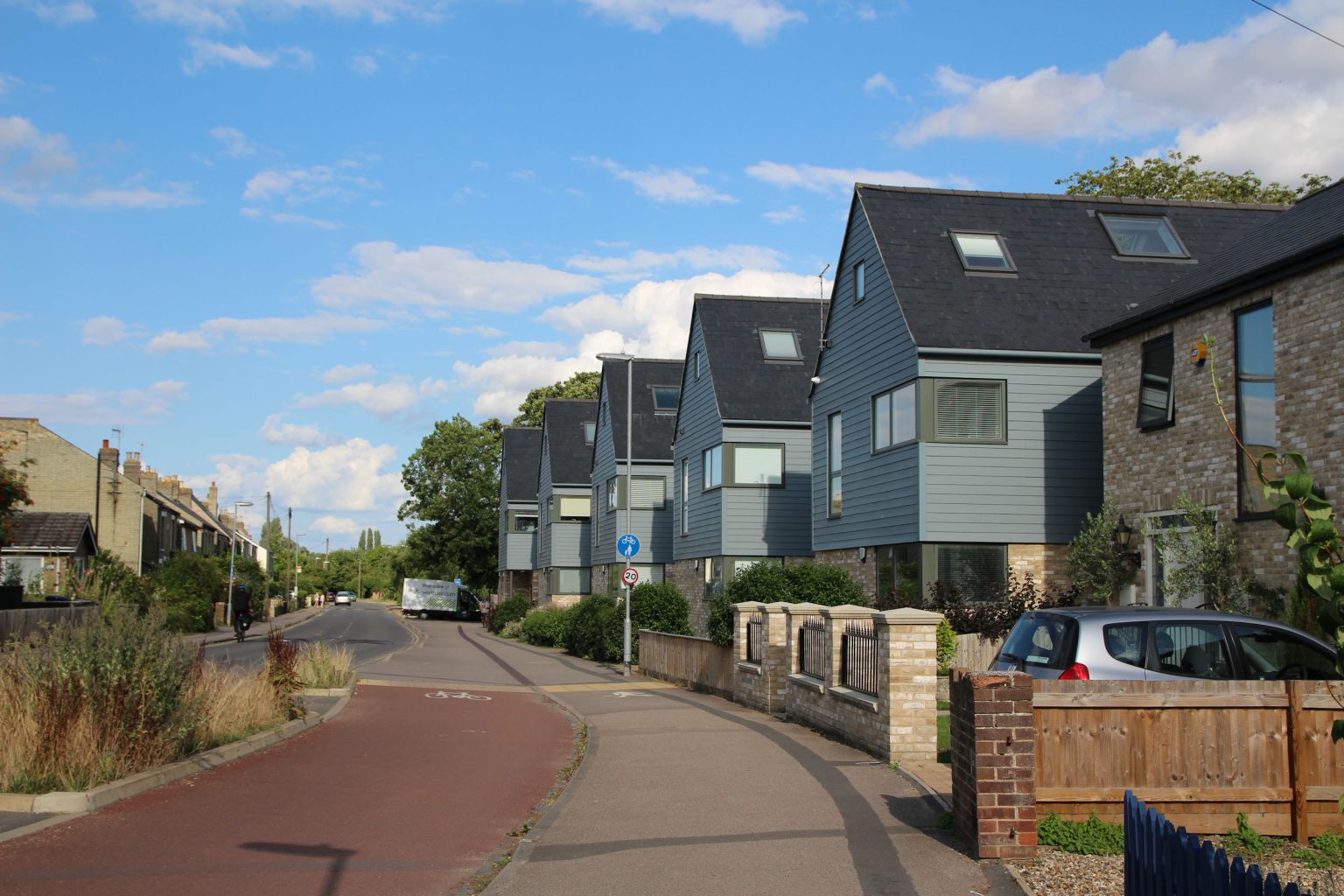 Houses on former "Pike and Eel" site