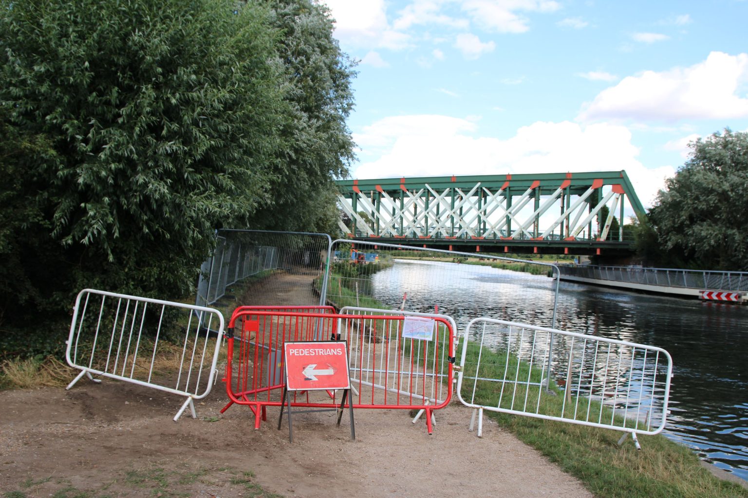Railway bridge over River Cam