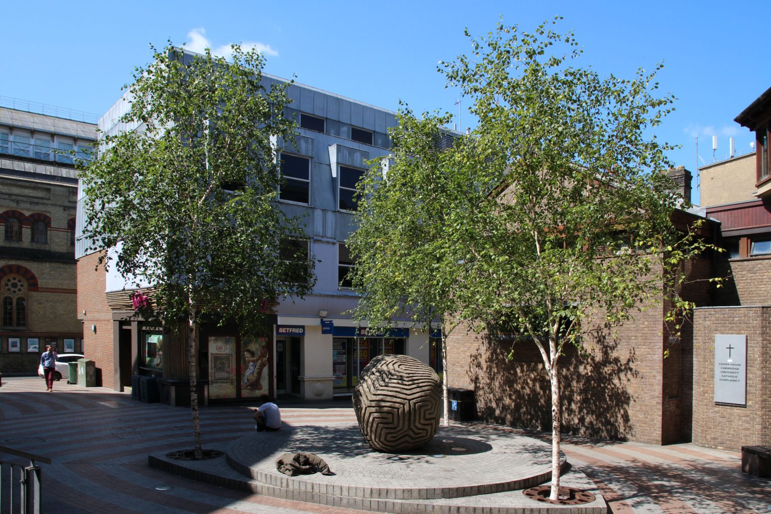 Courtyard by Chapel of St John Fisher