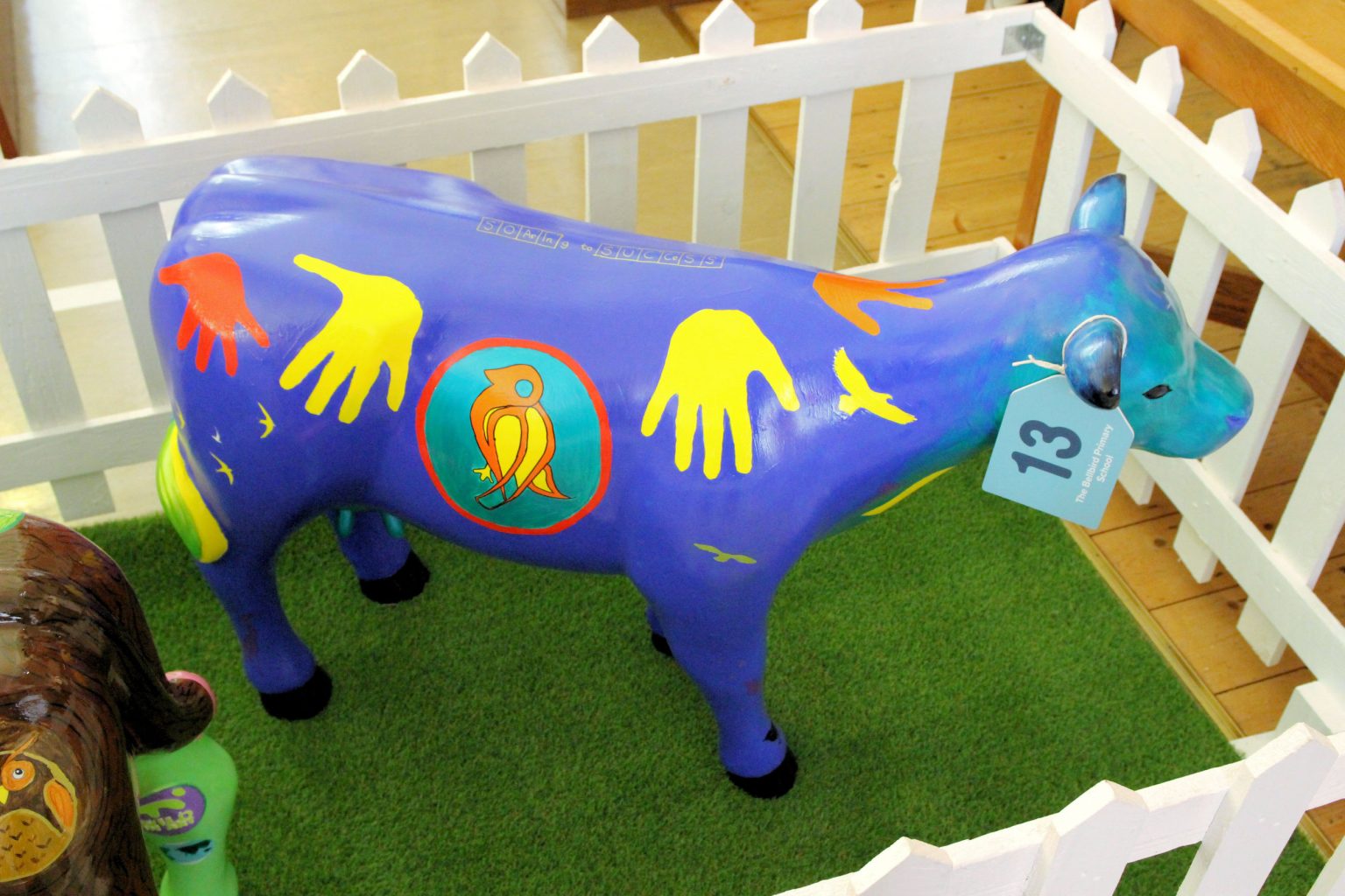 Mini-Moo 13 "Belle the Bellbird Cow"