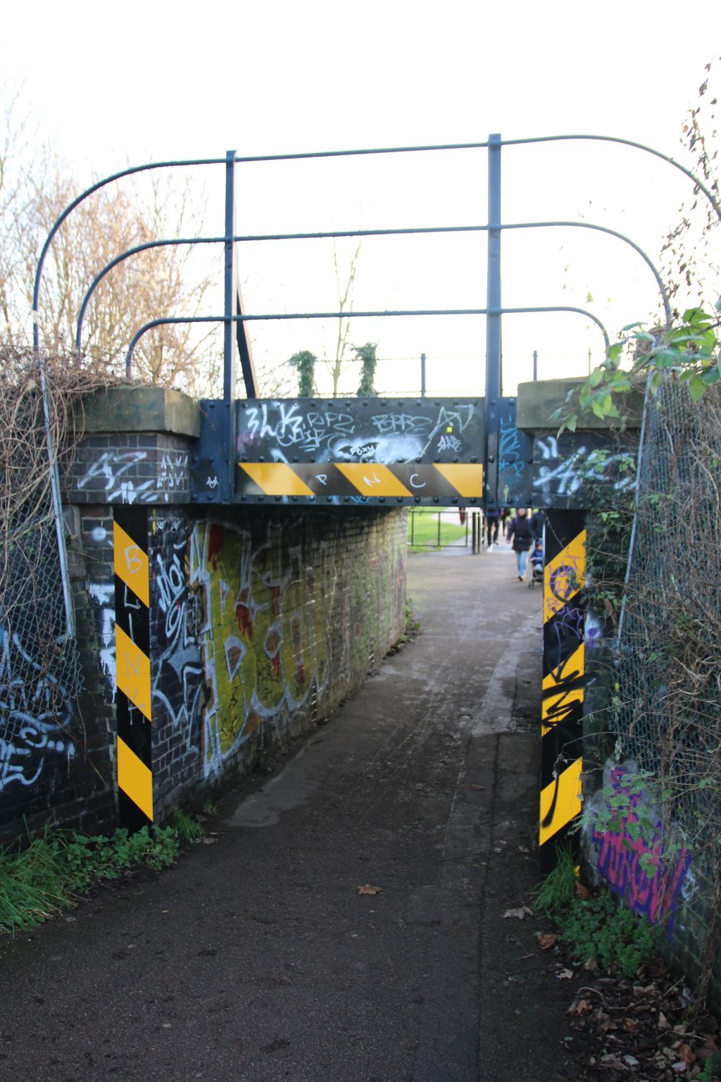 Coldham's Common railway bridge - north entrance