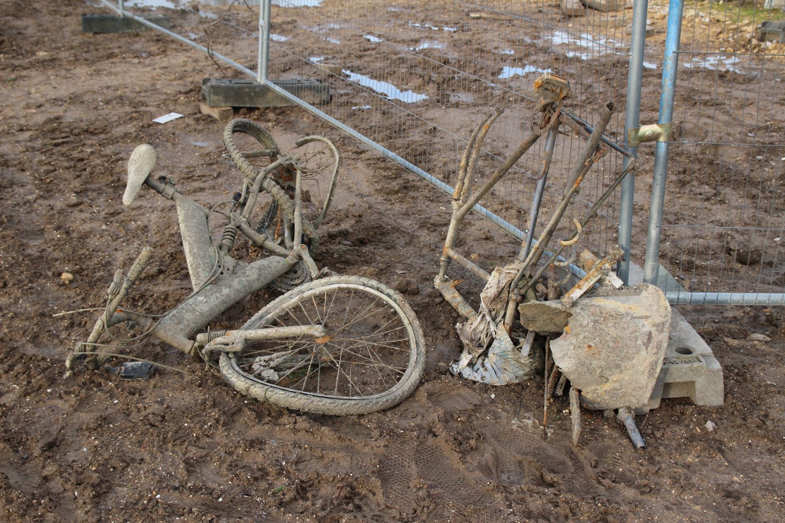 Mangled bicycle