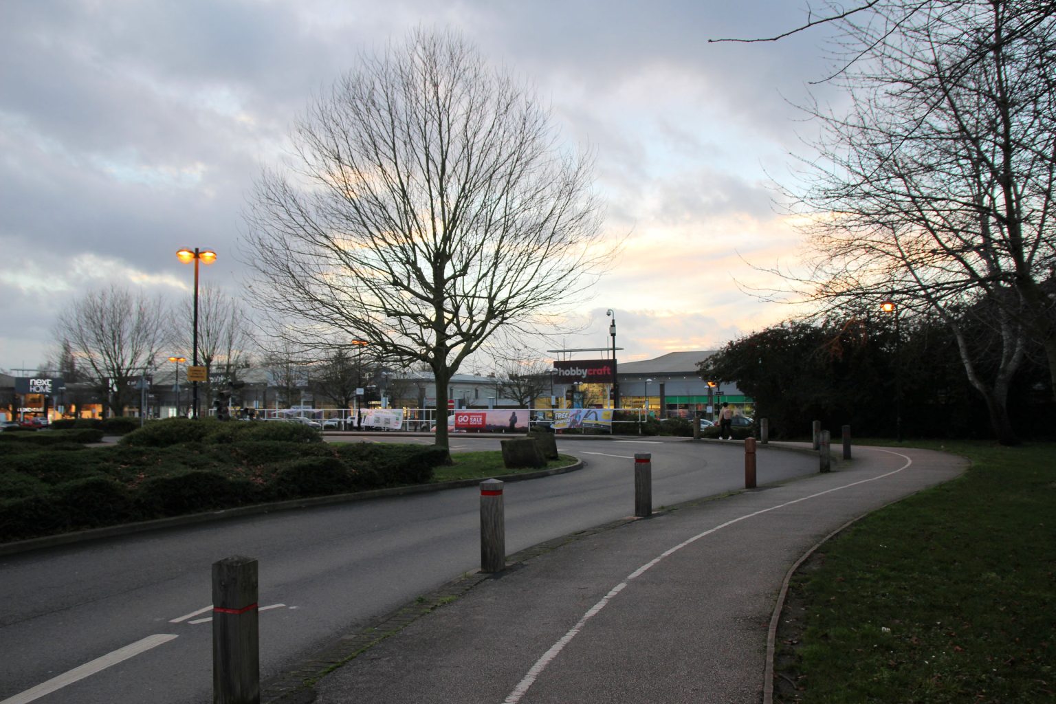 Path round Beehive Centre