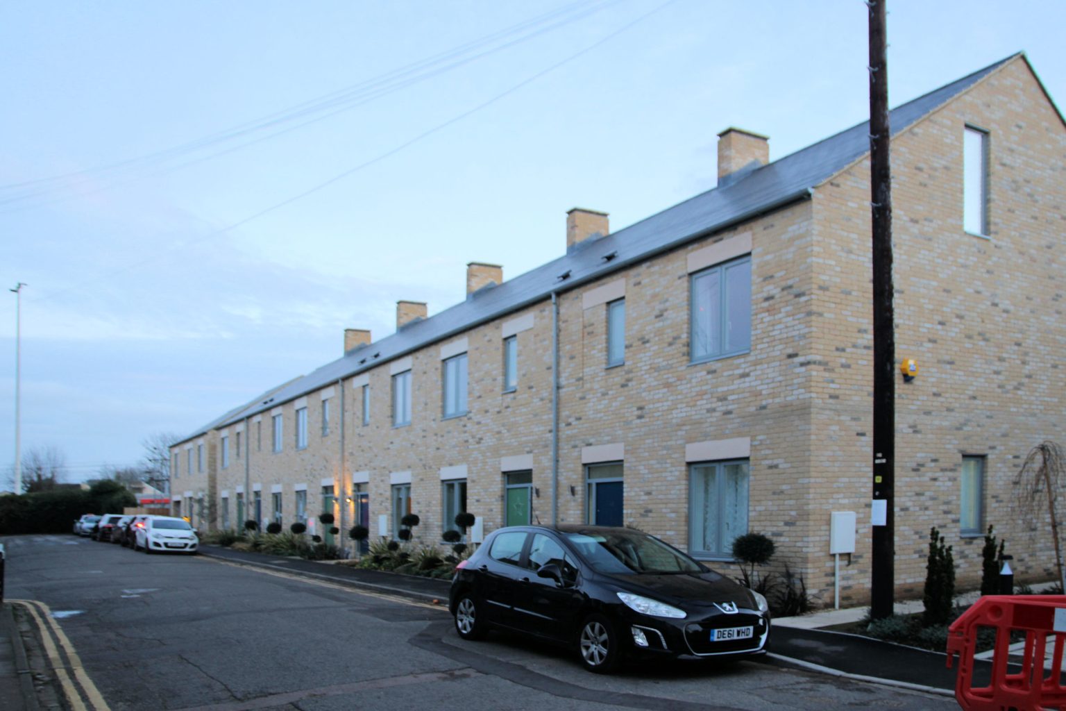 Victorian-style new-build houses in Hooper Street